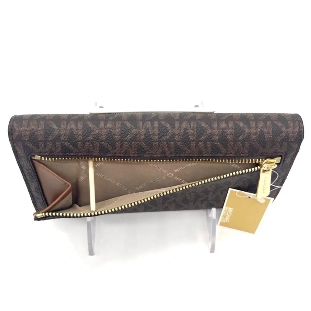 Michael Kors Trifold Wallet Brown (NWT)